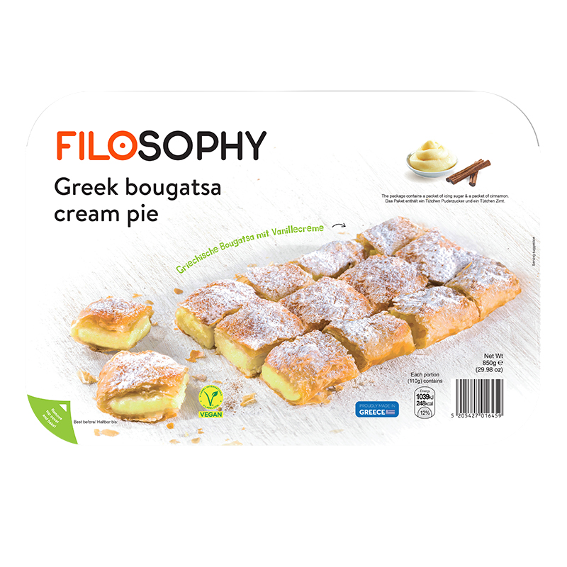 [ION110] Filosophy Vegan Bougatsa Cream pie 850g