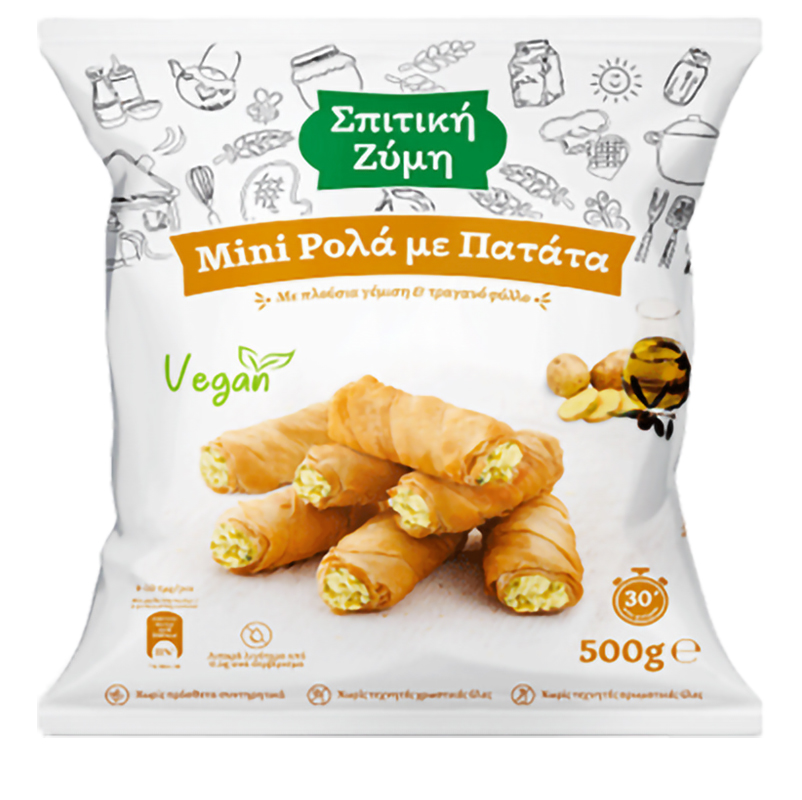[ION0086] SPITIKI ZYMI mini rolls with potato 500g