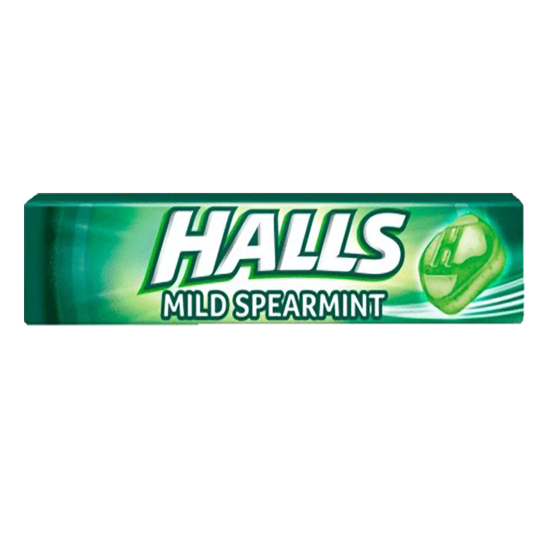 [MOND067] HALLS spearmint Lozenges 32g