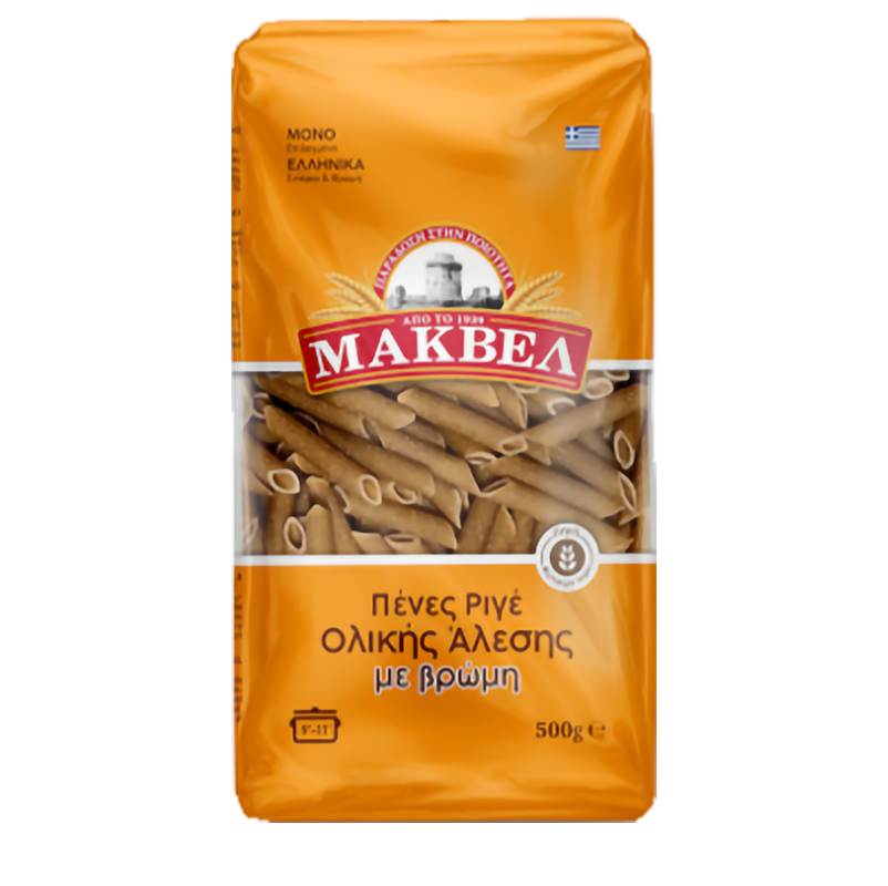 [MAKV010] Penne Rigate whole wheat with oat 500g