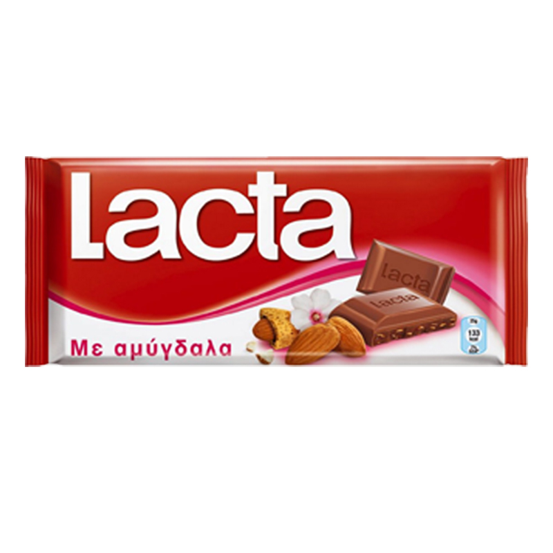 [MOND035] LACTA milk chocolate bar with almonds 85g