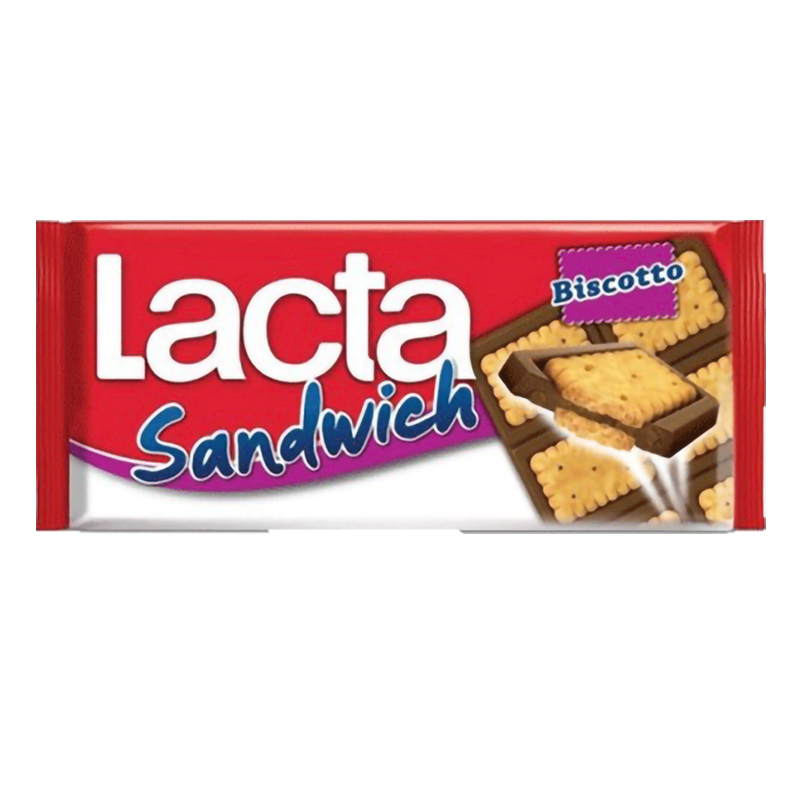 [MOND069] LACTA Milk Chocolate with Biscotto 87g