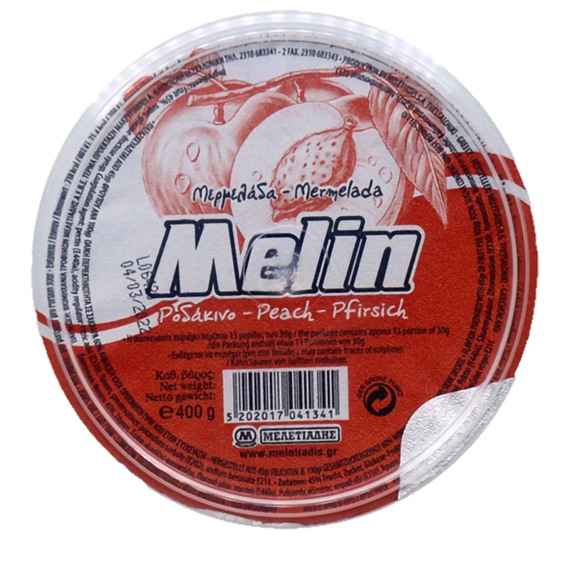 [MEL04-04-319] Peach  Jam 400gr