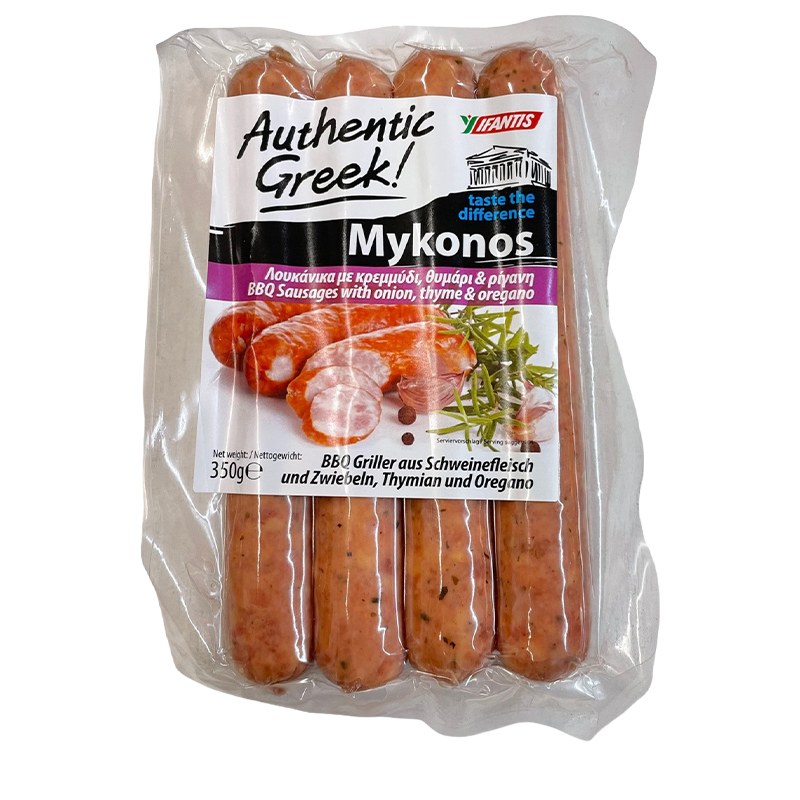 [IF012] Mykonos sausages with onion, thyme and oregano 340g