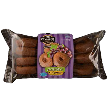 [OLYM015] Olympus Cookies Grape Molasses (moustokouloura) 350g