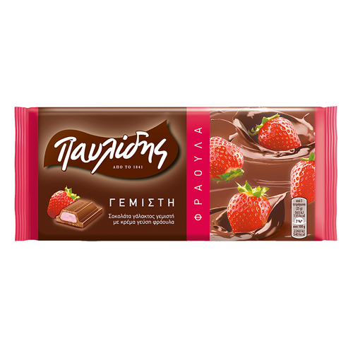 [MOND019] PAVLIDIS Chocolate Strawberry 100g