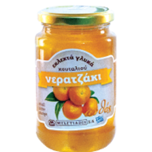 [MEL04-08-028] Bitter Orange fruit preserve in syrup 454g