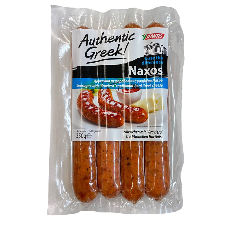 [IF014] Naxos sausages with graviera cheese 340g