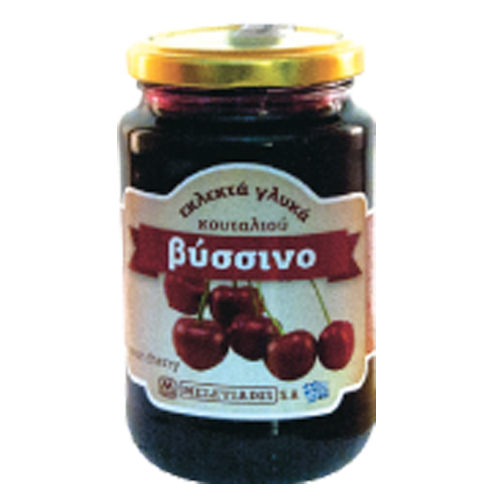 [MEL04-08-036] Sour Cherry fruit preserve in syrup 454g