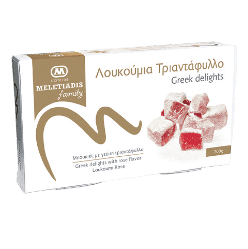 [MEL004] Greek jelly delight rose, loukoumi 400g