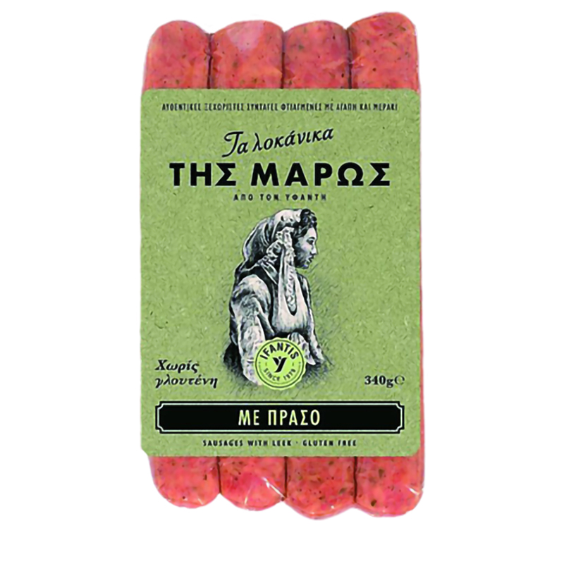 [IF145] Sausages with Leek by Maro 340g