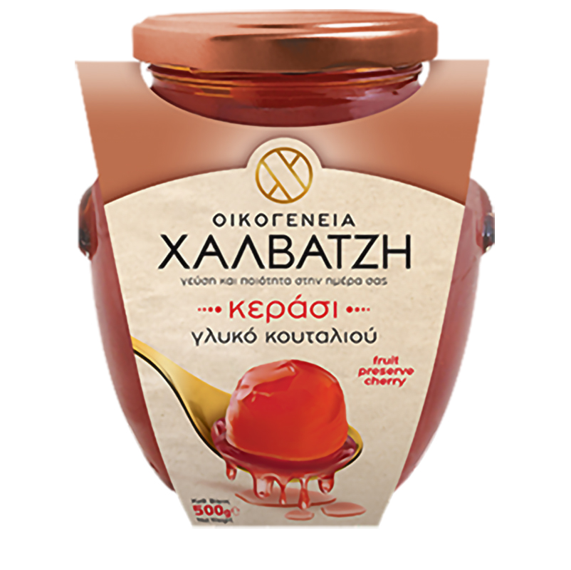 [MAK015] Cherry fruit preserve in syrup 500g