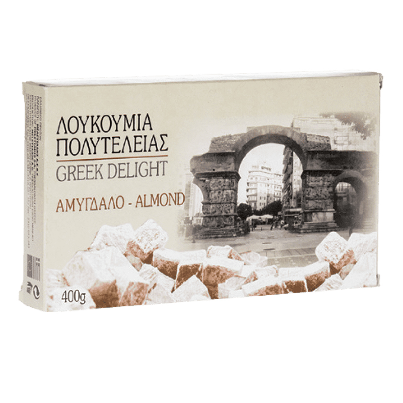 Greek delight almond, loukoumi 400g