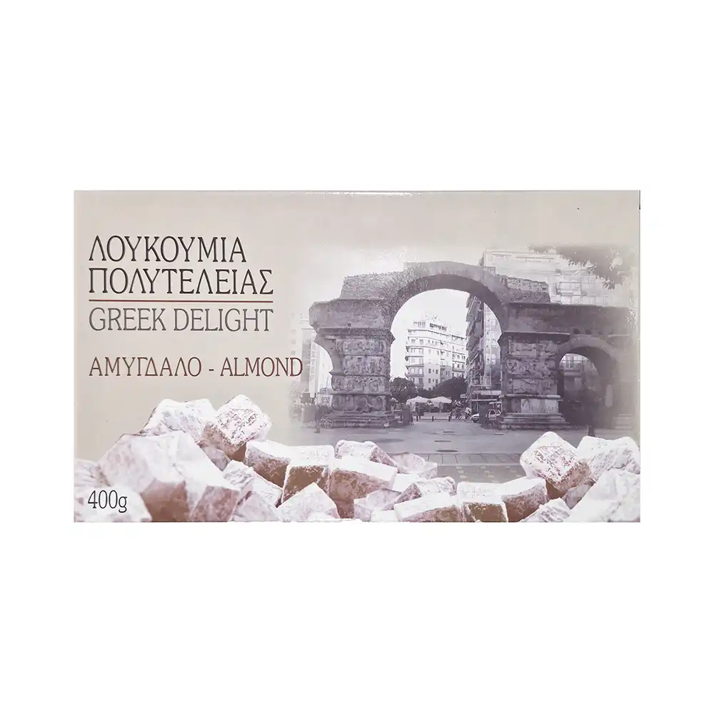 [MEL008] Greek delight almond, loukoumi 400g