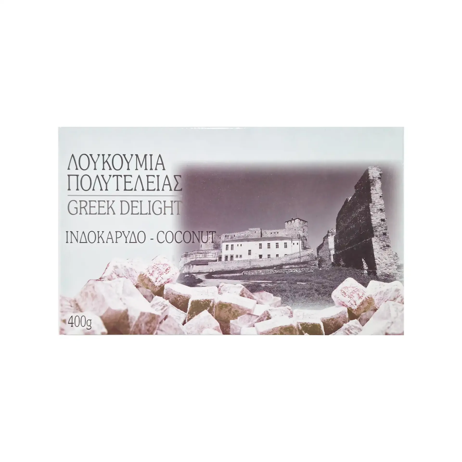 [MEL007] Greek jelly delight coconut, loukoumi 400g