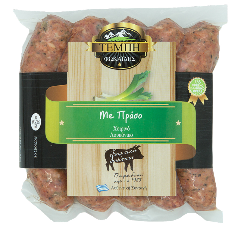 [TEMP003] Sausages with leek (5 pieces) 500g