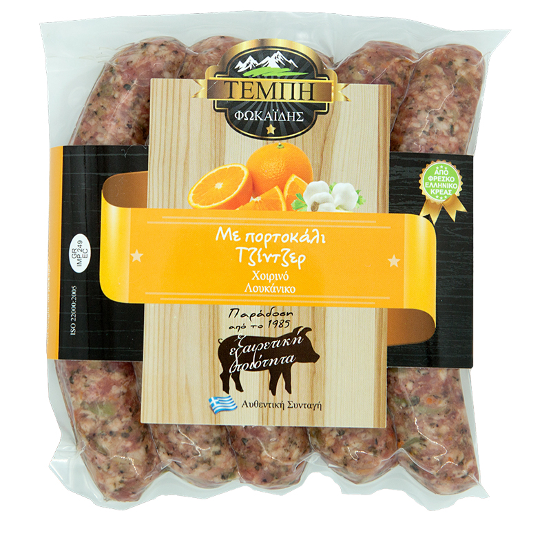 [TEMP011] Sausages with Orange (5 pieces) 500g