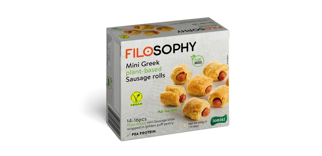[ION102] FILOSOPHY plant-based sausage rolls 450g