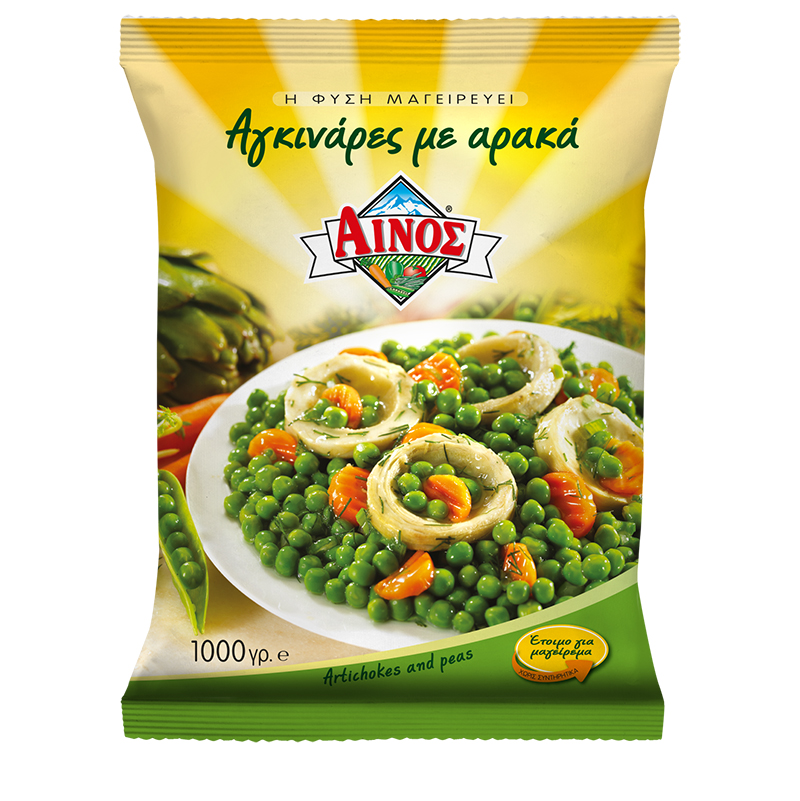 [AI025] Artichokes with green peas 1Kg