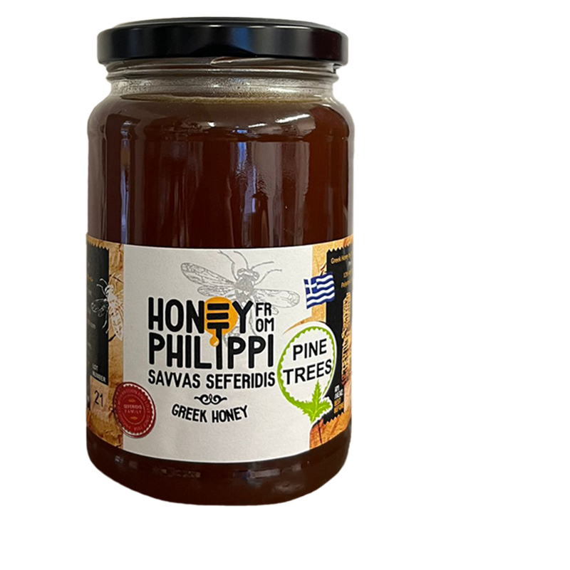 [SE008] Greek honey from Philippi "Pine Trees" 450g