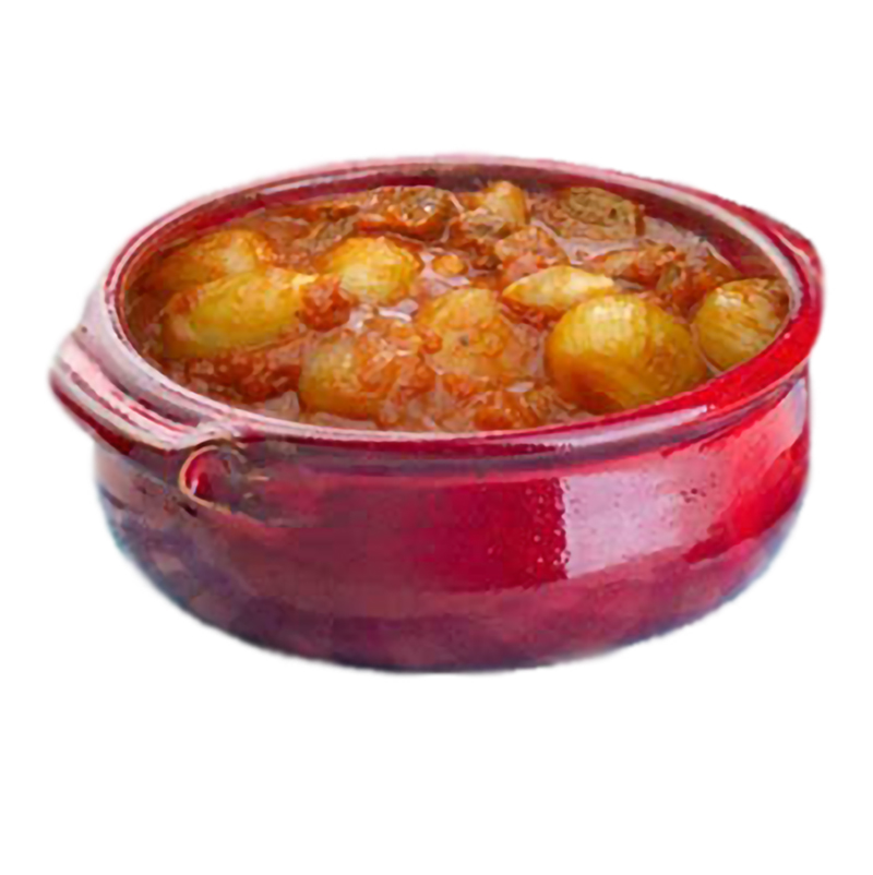 [EK011] Stifado Veel in ceramic pot 450g