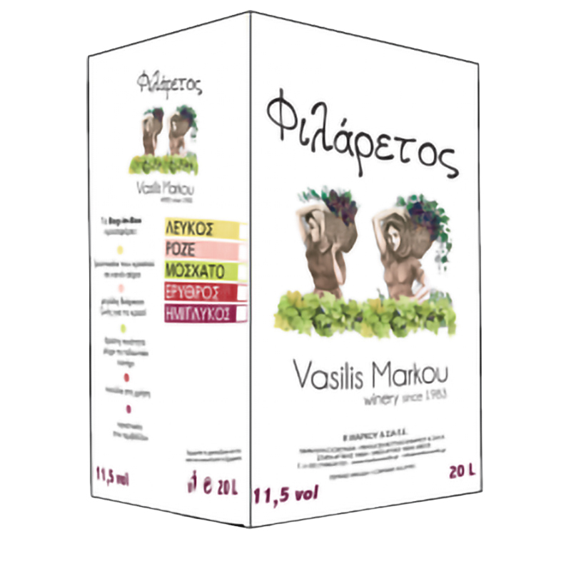 [MARK015] FILARETOS red wine Askos 5lt