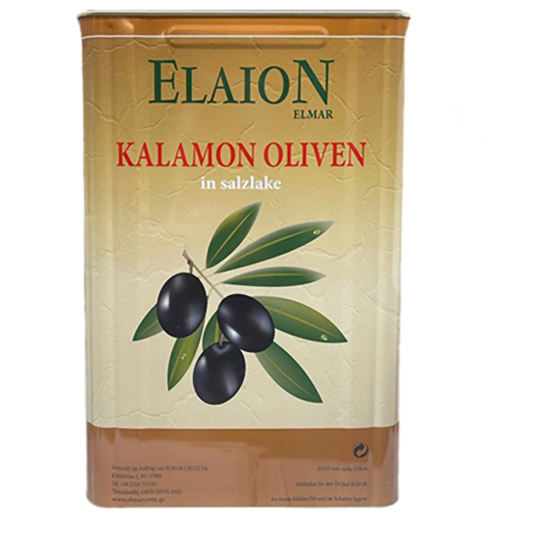 [EL011] Whole Kalamon olives, Giants (141-160) 13Kg