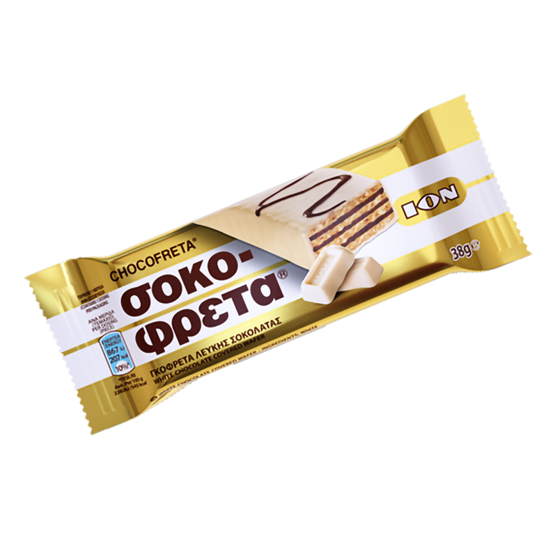 [MAR030] ION Chocofreta with white chocolate 38g