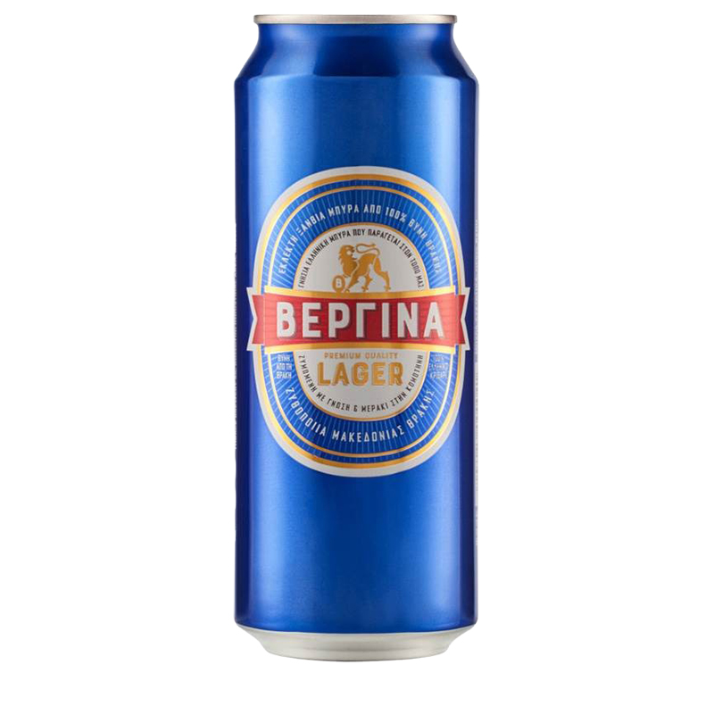 [VER0011] Vergina Beer Can 500ml