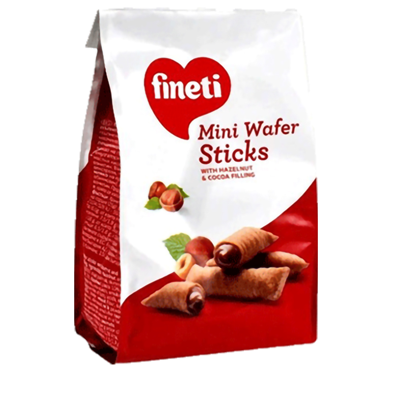 [MOND055] Fineti Mini Wafer Sticks with Hazelnuts & Cocoa 100g