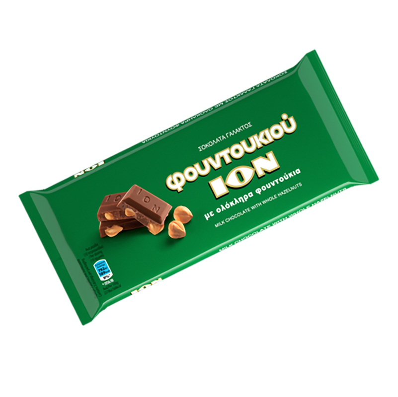 [MAR036] ION milk chocolate bar with whole hazelnuts 100g