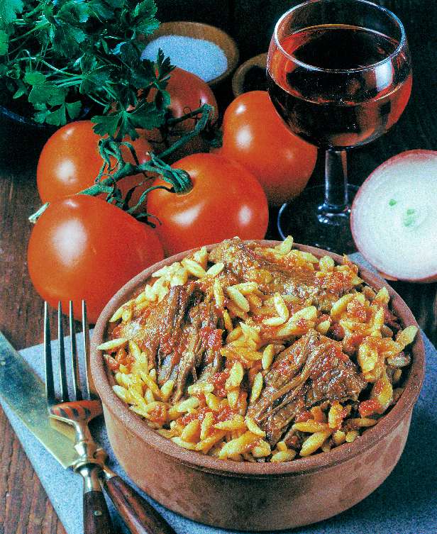 [EK004] Giouvetsi Beef in ceramic pot 450g