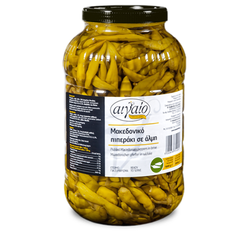 [MAK047] Macedonian pickled golden peppers 5Kg