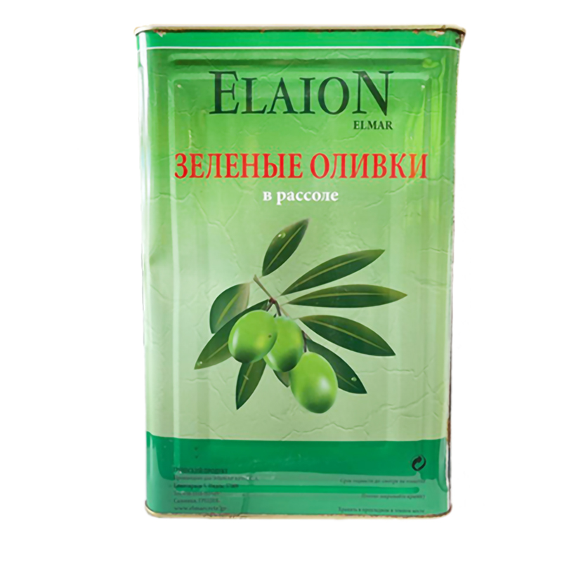 [EL022] Whole green olives, Colossal (121-140) 13Kg